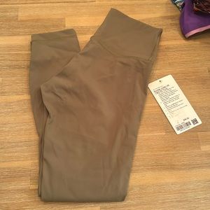Lululemon leggings, olive green, size 6